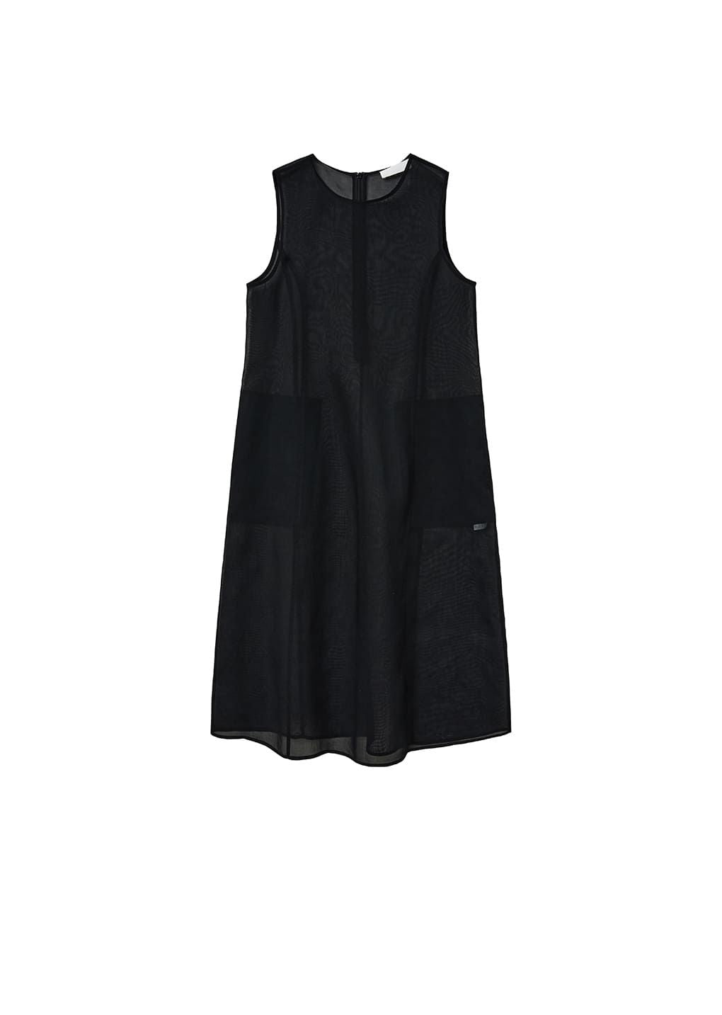 AMOMENT "sheer long dress" (black)