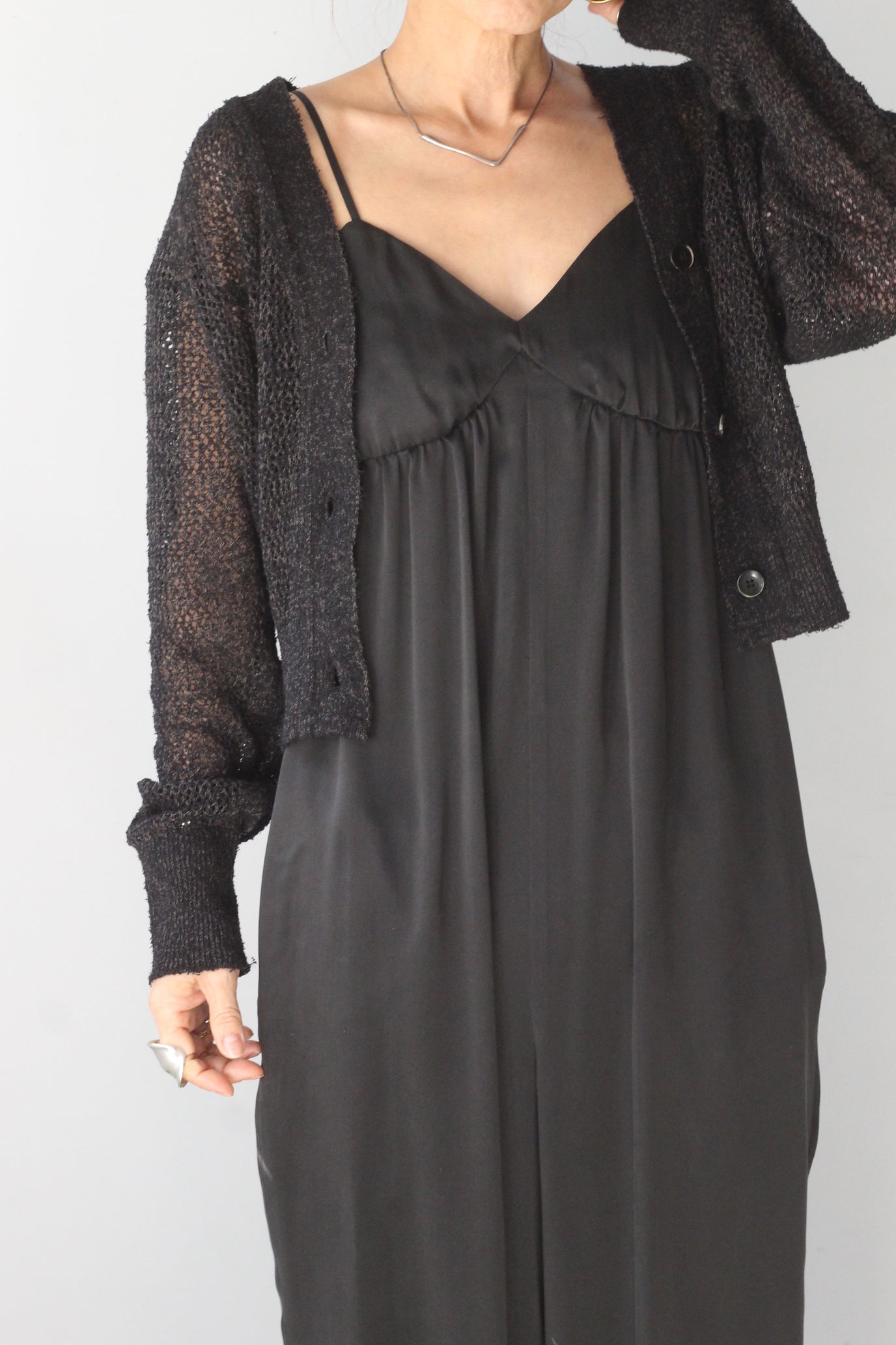 ERiKO KATORi "silk harem jumpsuit" (black)