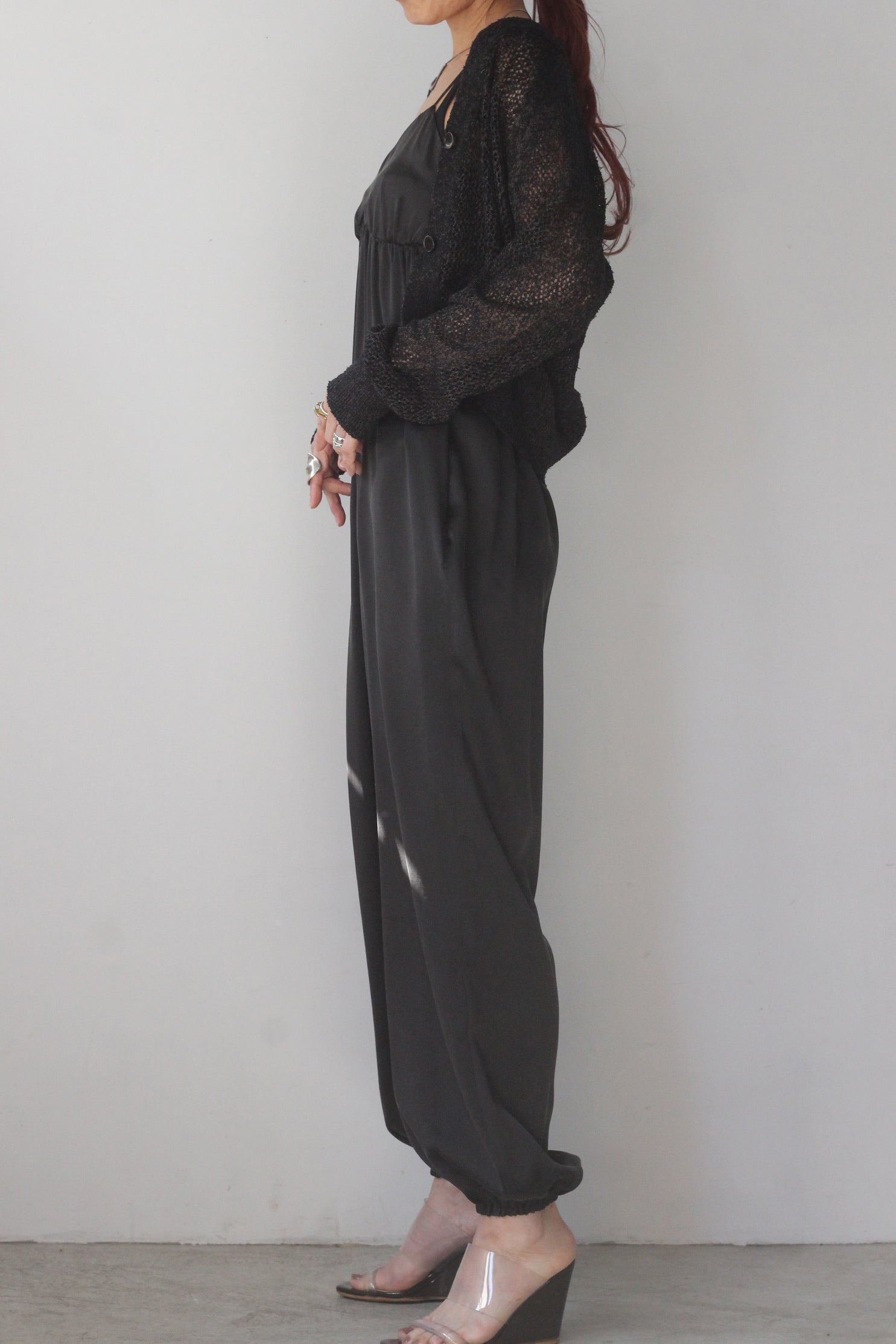 ERiKO KATORi "silk harem jumpsuit" (black)