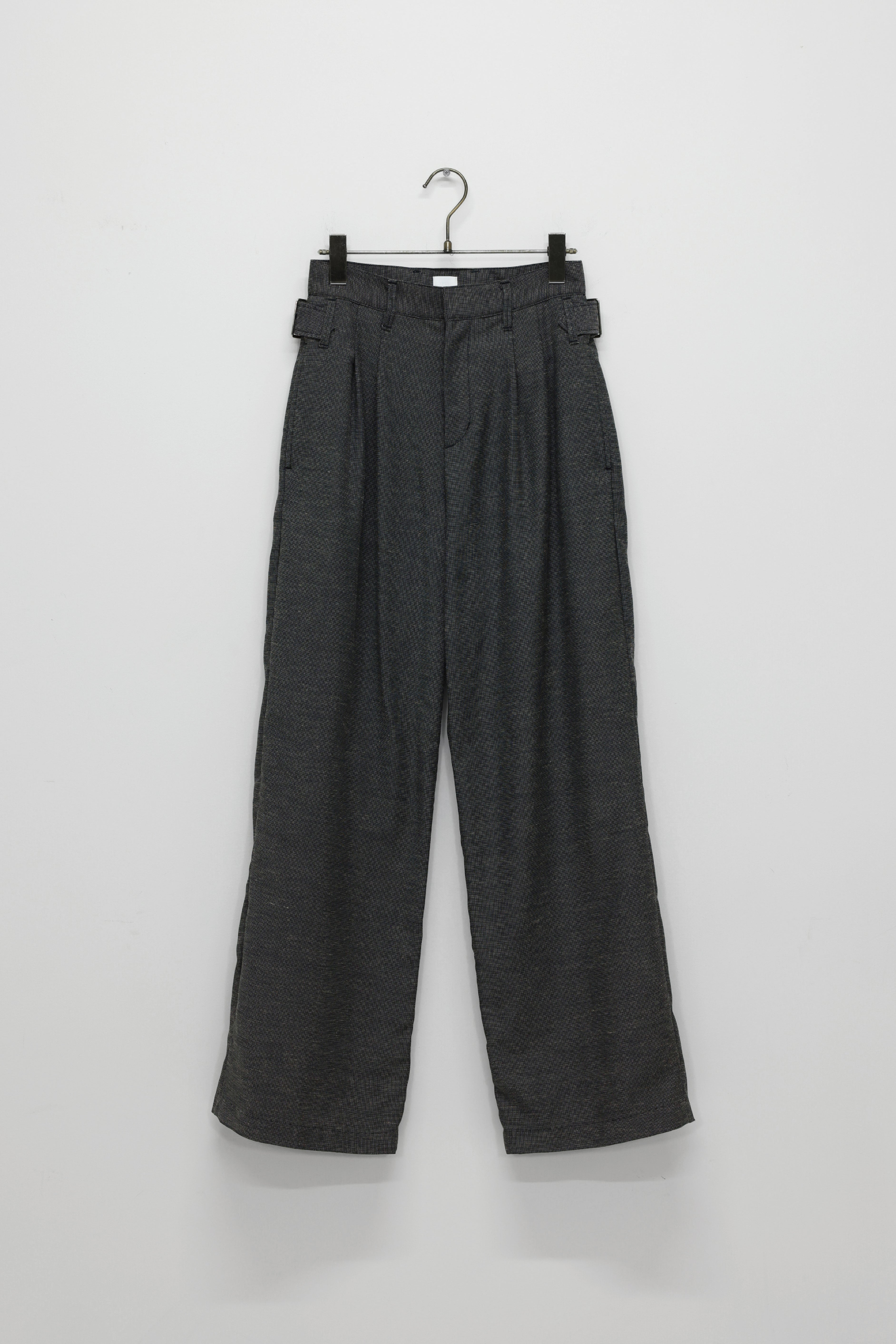 NEPLA "side W belt slacks" (gray)