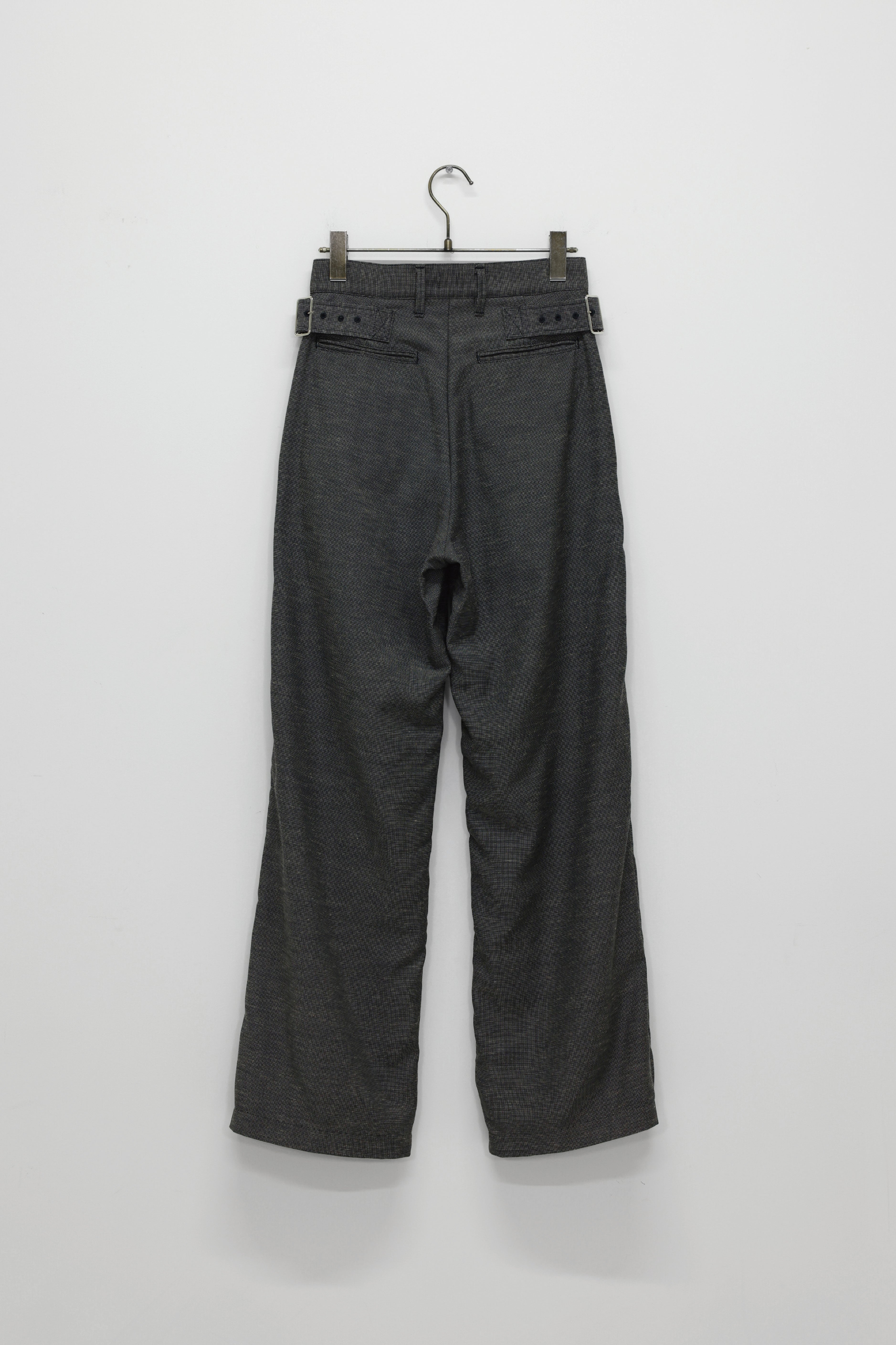 NEPLA "side W belt slacks" (gray)