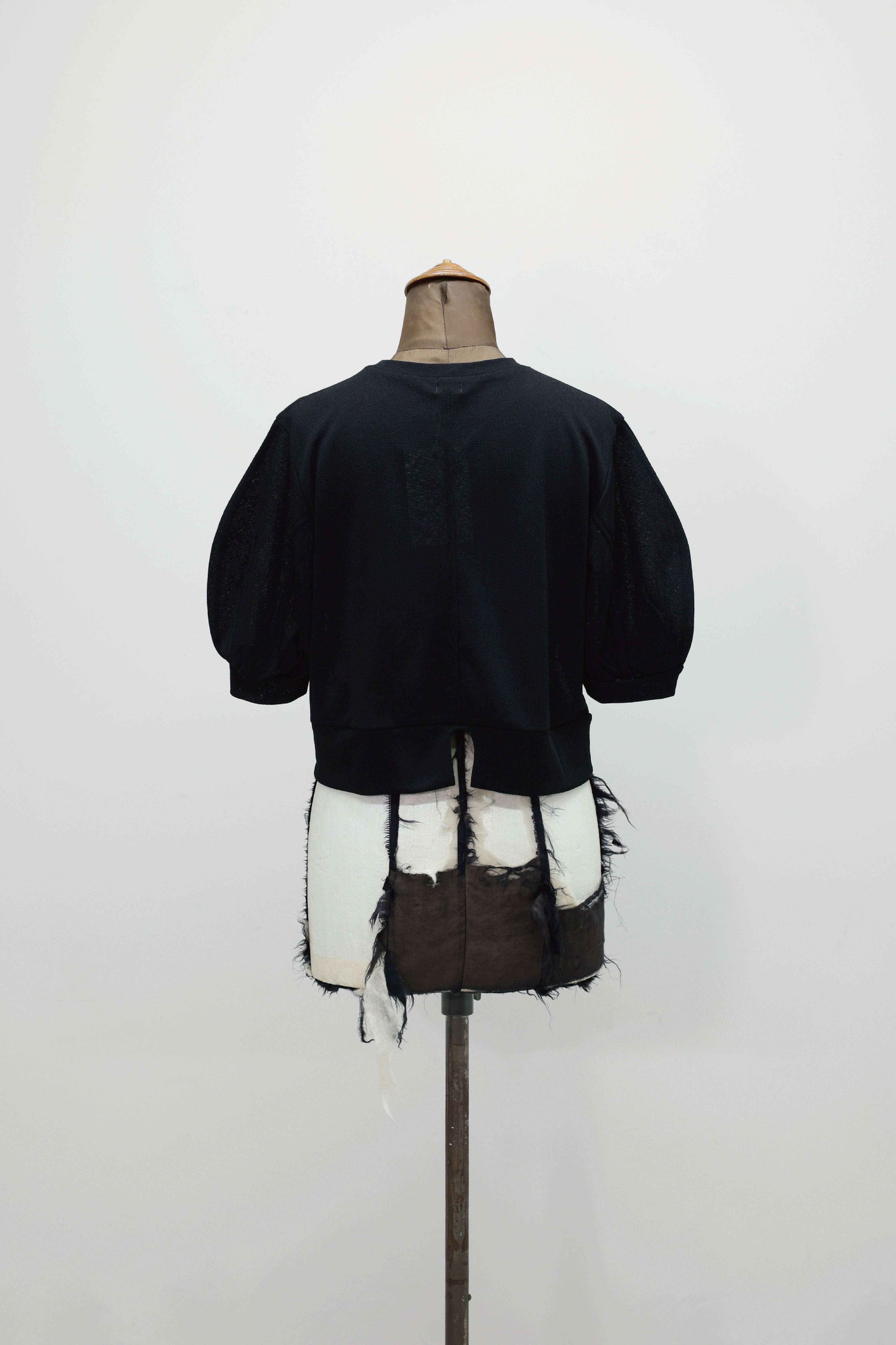 NEPLA "puff sleeve T" (black)