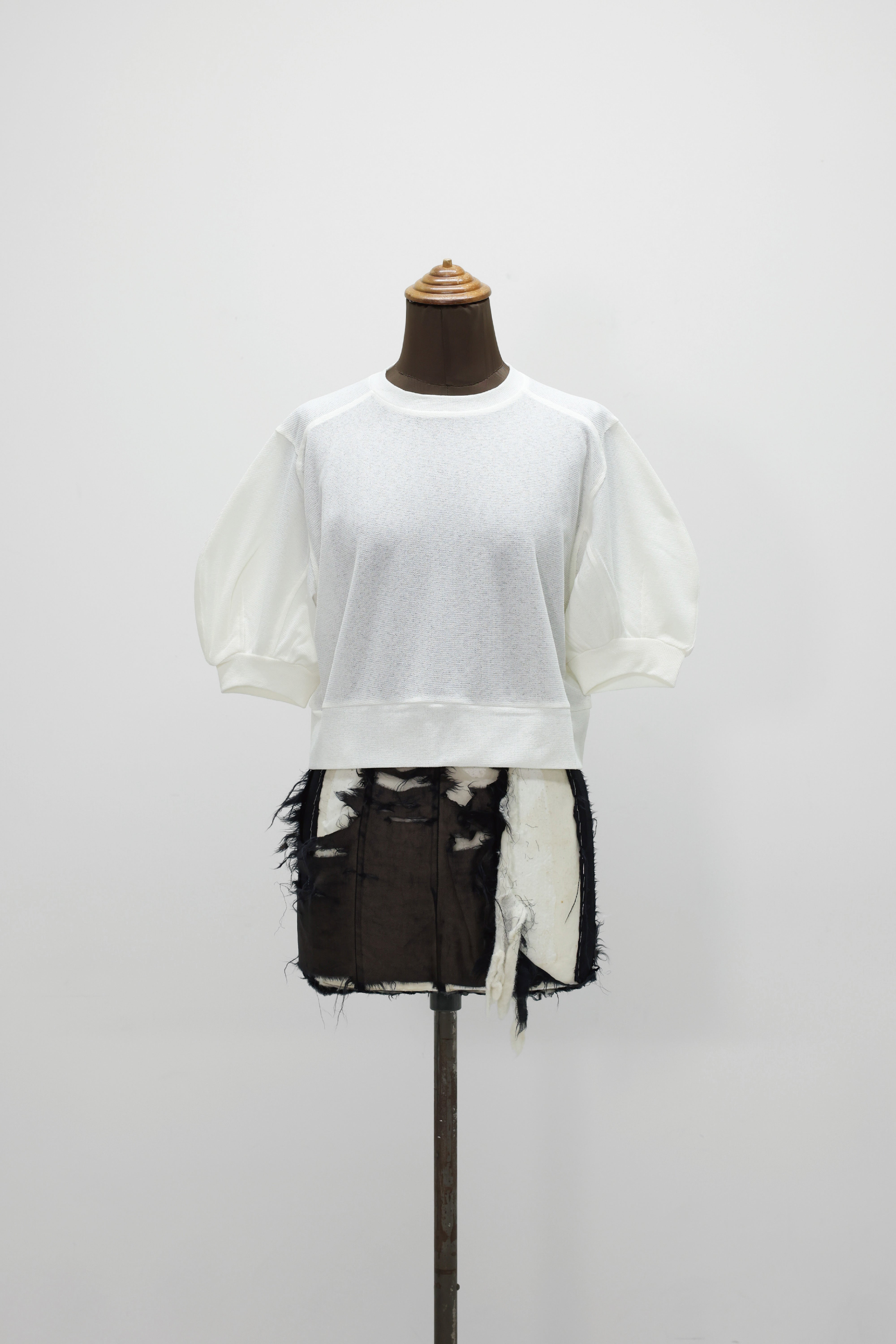 NEPLA "puff sleeve T" (white)
