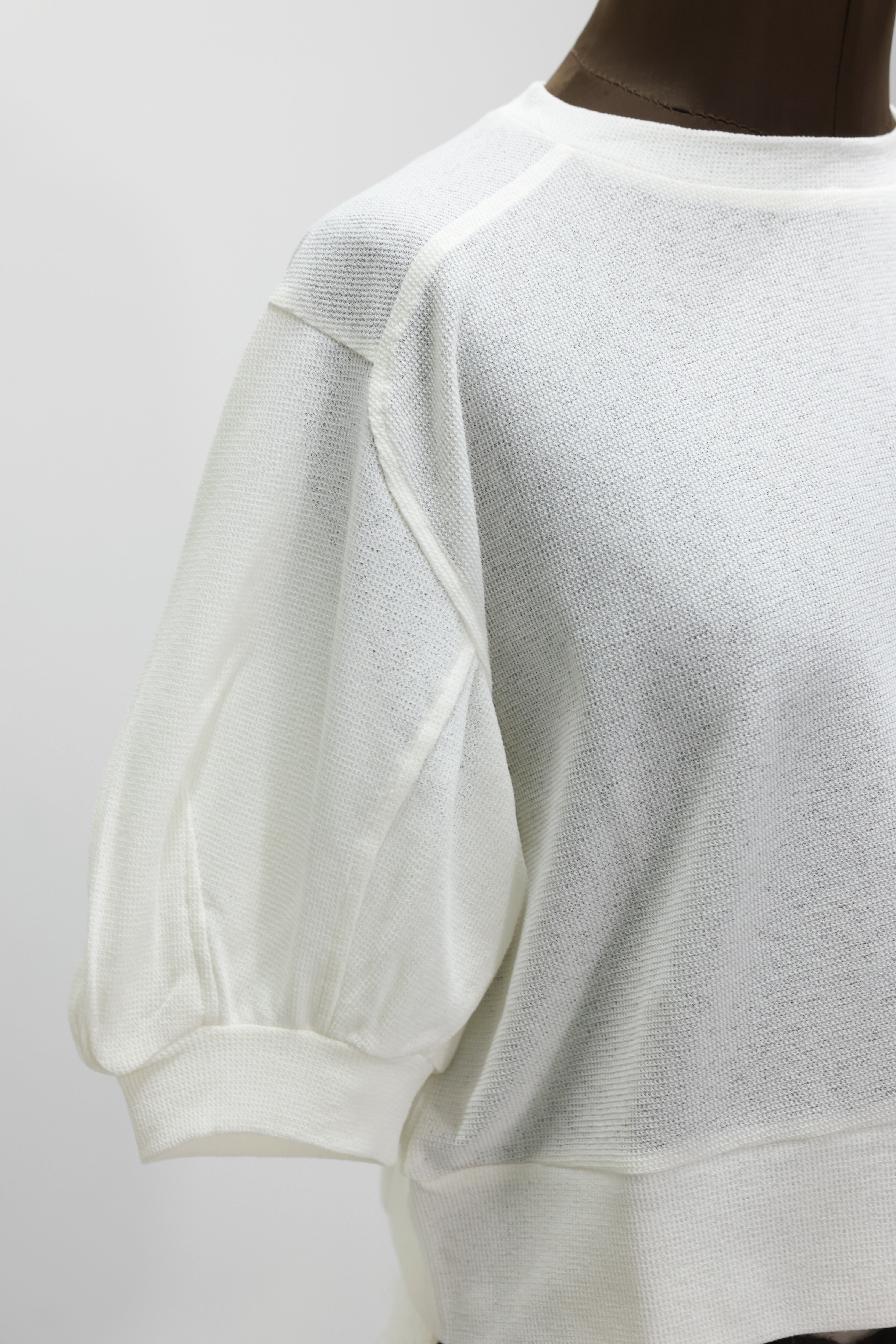 NEPLA "puff sleeve T" (white)