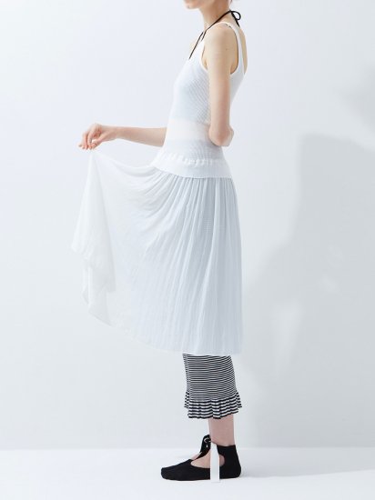 babaco “ cotton fine ribbed inner dress ”