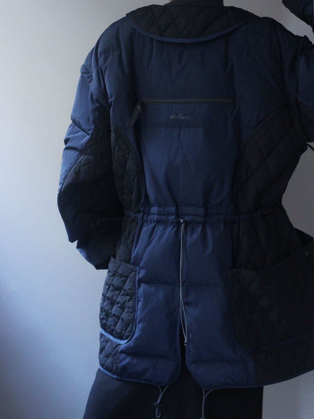 JUN MIKAMI × WILD THINGS “down jacket (navy/black) "