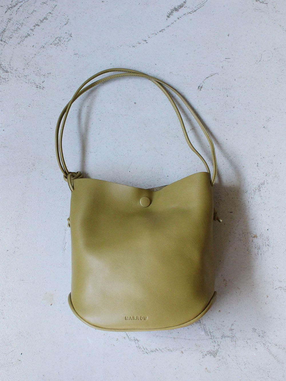 MARROW “ Leather Mini Cradle (uguisu) ”