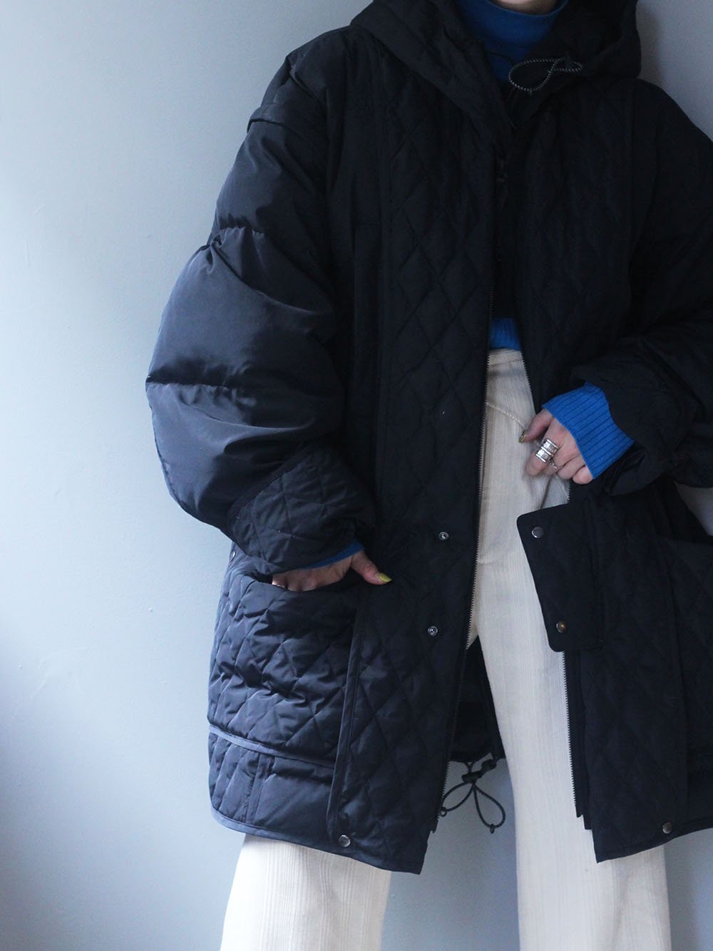 JUN MIKAMI × WILD THINGS “down jacket (別注color/ black) "