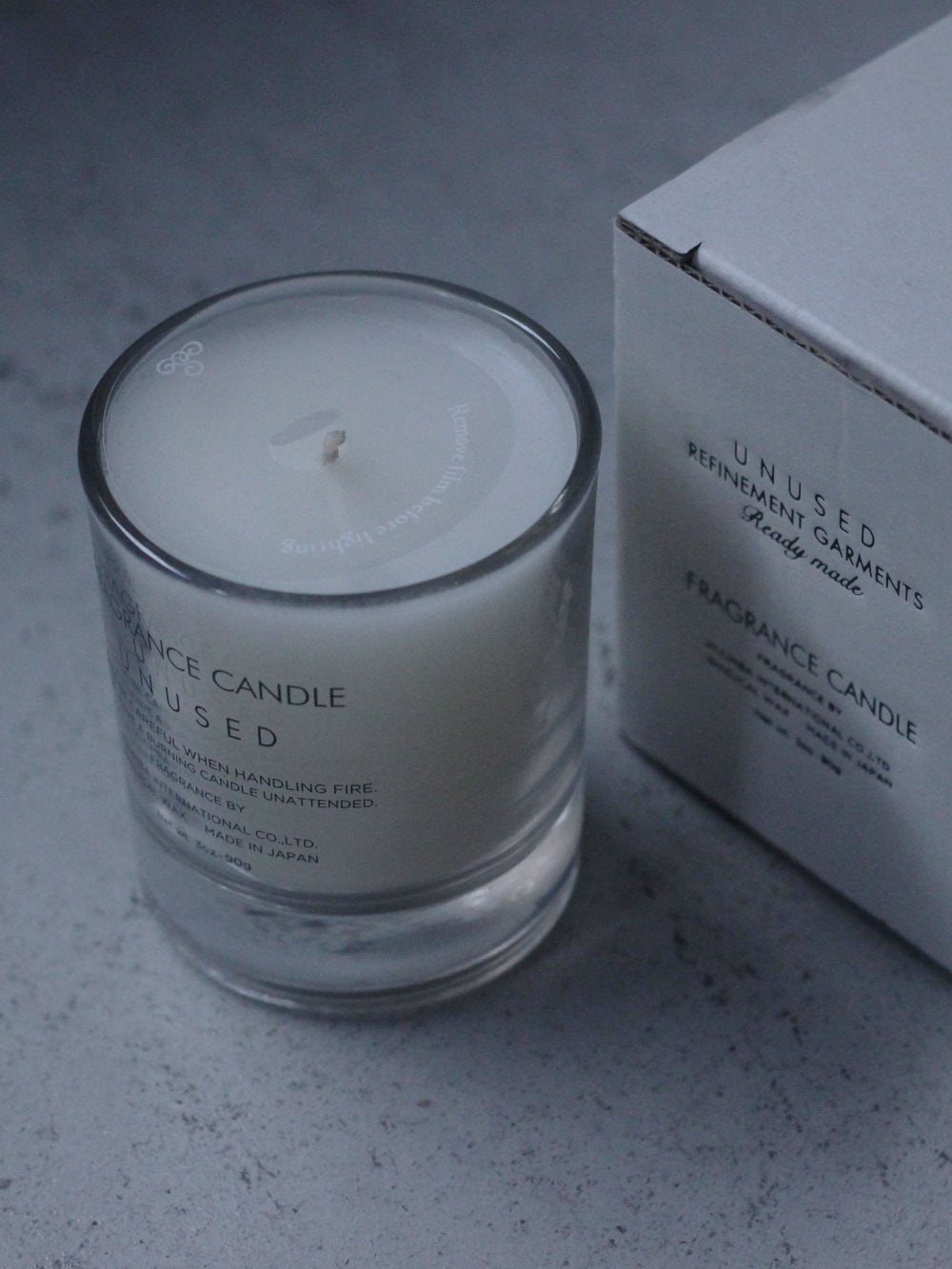 UNUSED “ UNUSED×Kuumba FRAGRANCE CANDLE (white)”