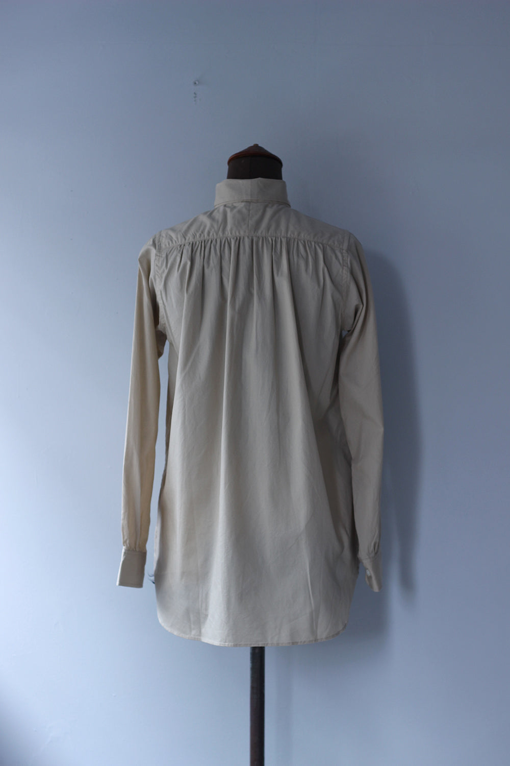 Needles "Ascot collar EDW shirt – cotton Broadcloth" (beige)