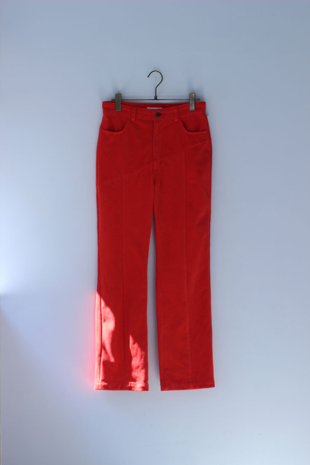 DOMENICO+SAVIO "corduroy pants" (coral red)