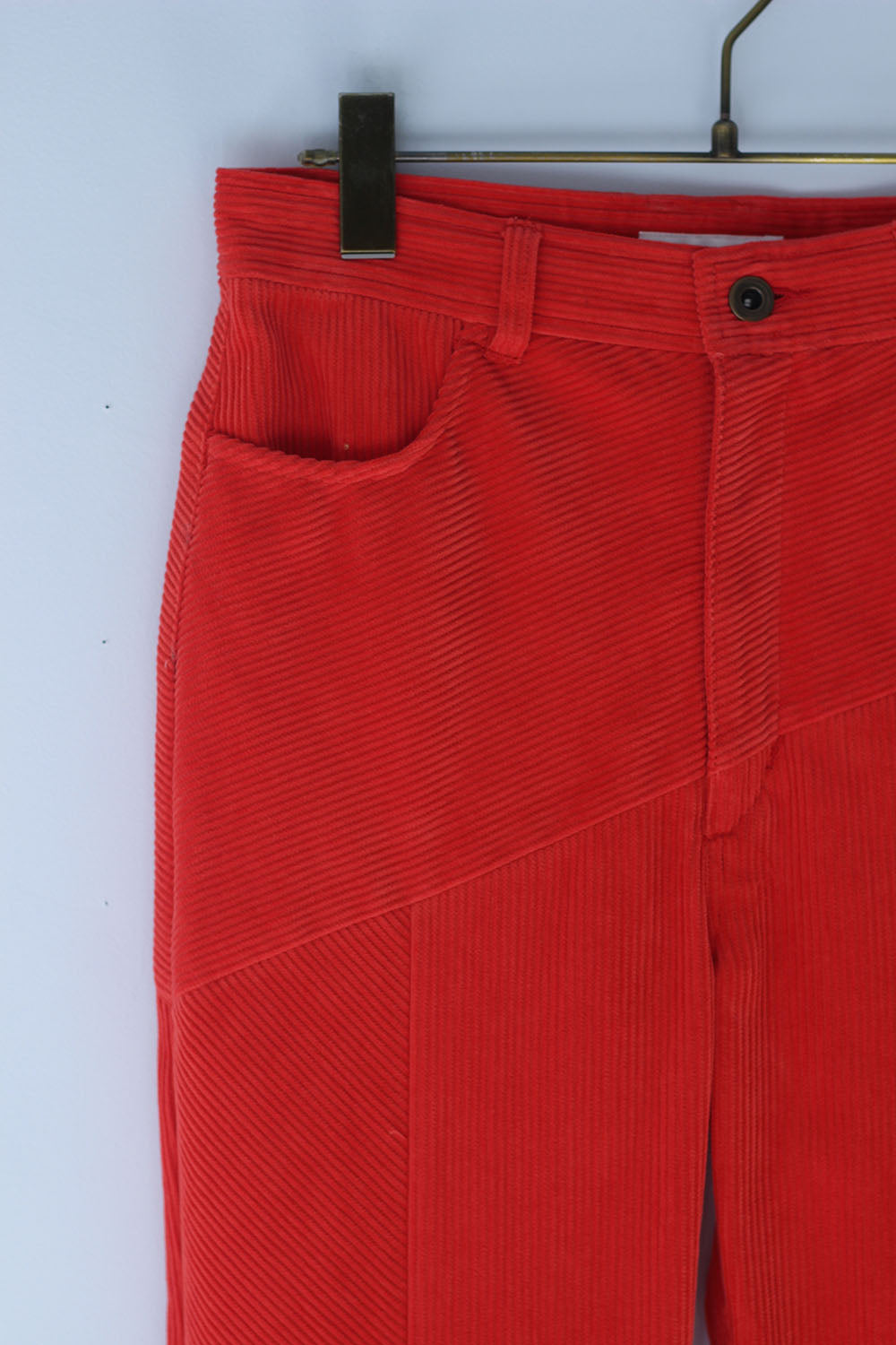 DOMENICO+SAVIO "corduroy pants" (coral red)