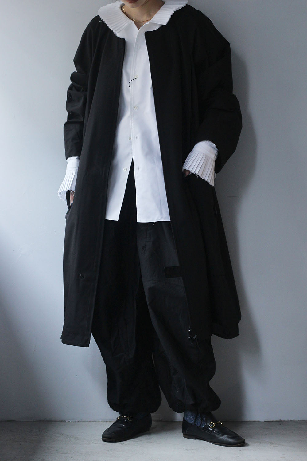 JUN MIKAMI×WILD THINGS ”shell coat” (black)