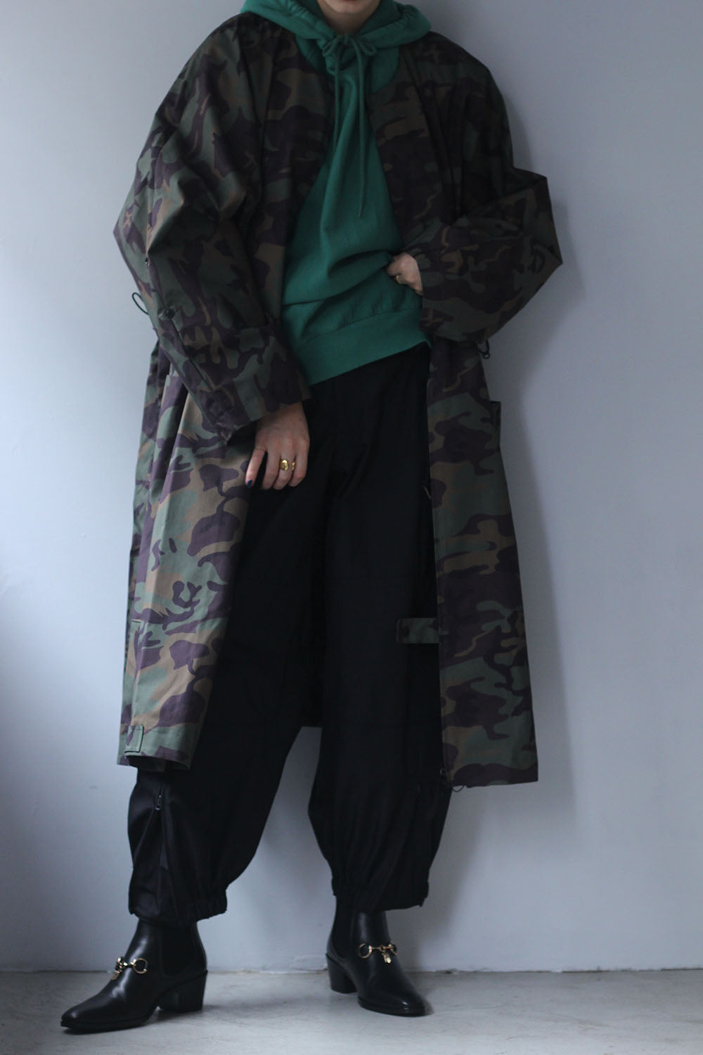 JUN MIKAMI×WILD THINGS ”shell coat” (camo)