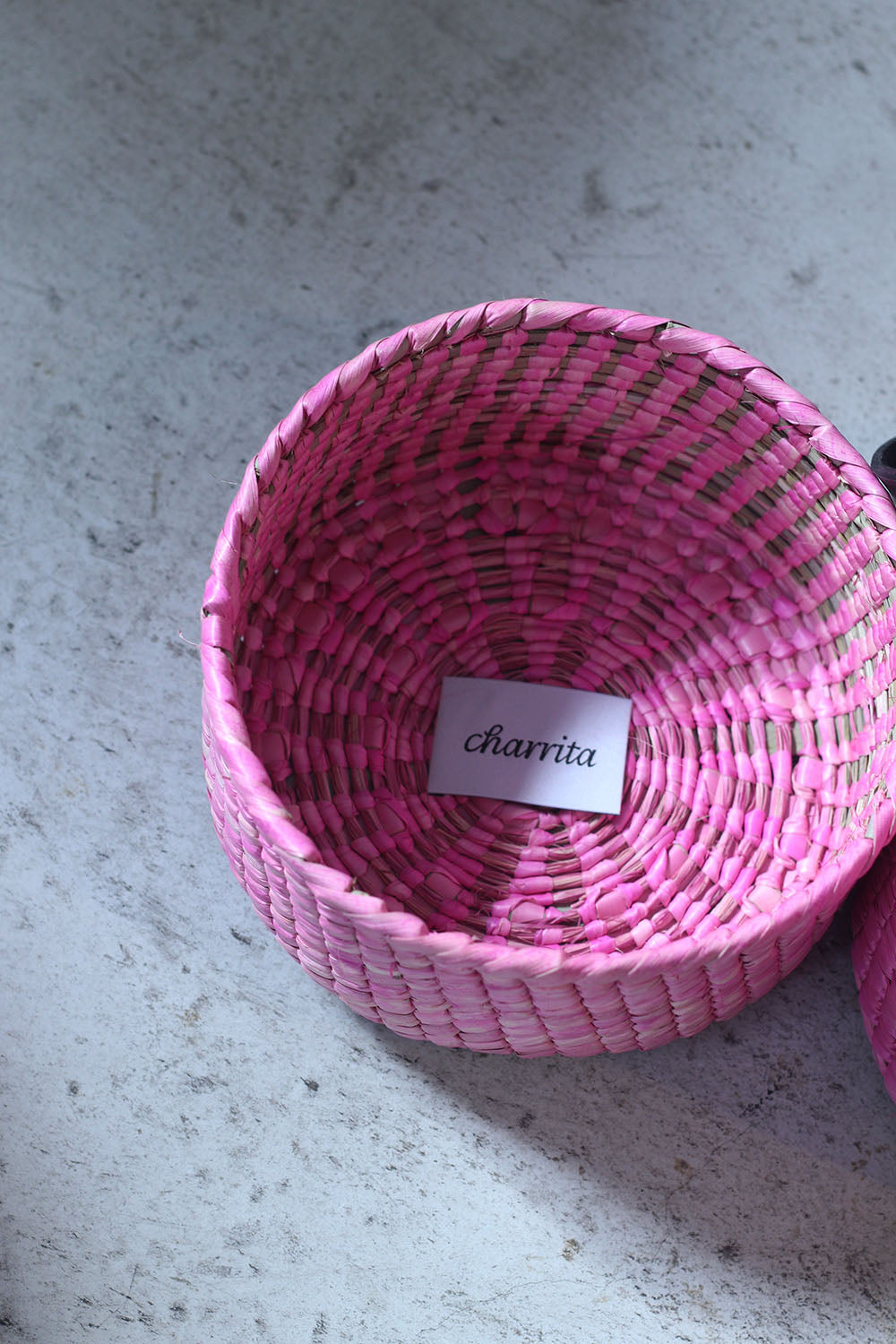 charrita "cesta larga" (pink)