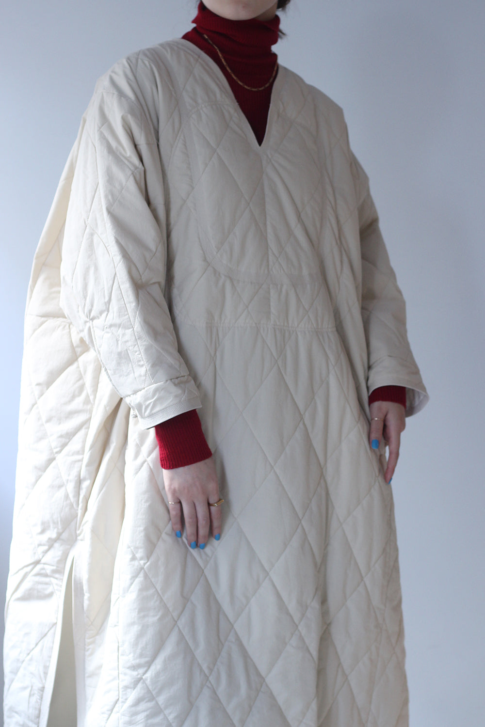 WRYHT "QUILTED SAHARA DRESS" (bone)