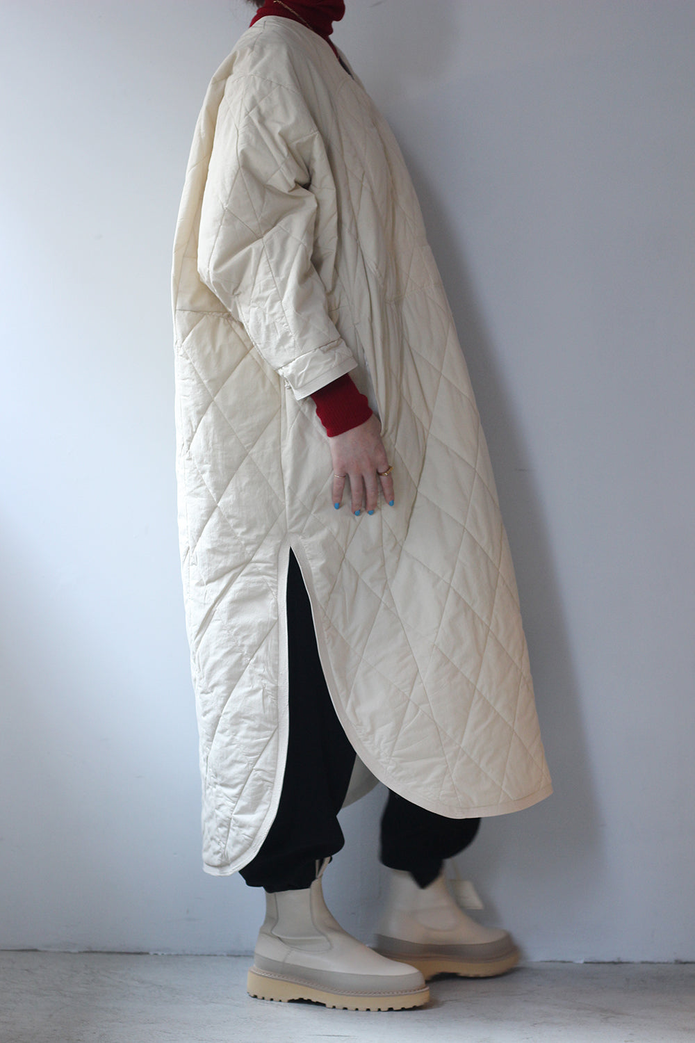 WRYHT "QUILTED SAHARA DRESS" (bone)