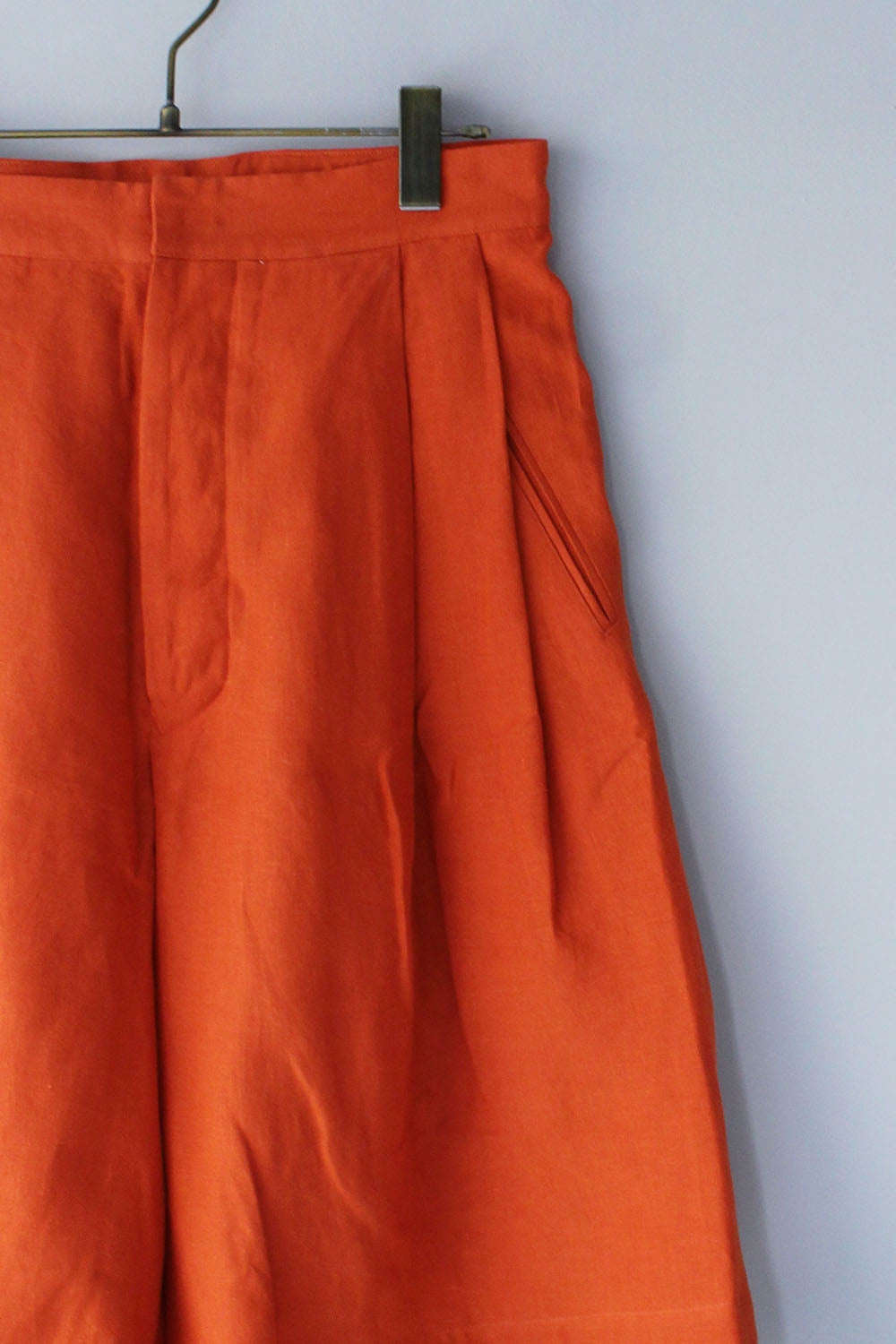 SALE】JUN MIKAMI “ linen shorts (orange) “ – lillt-store