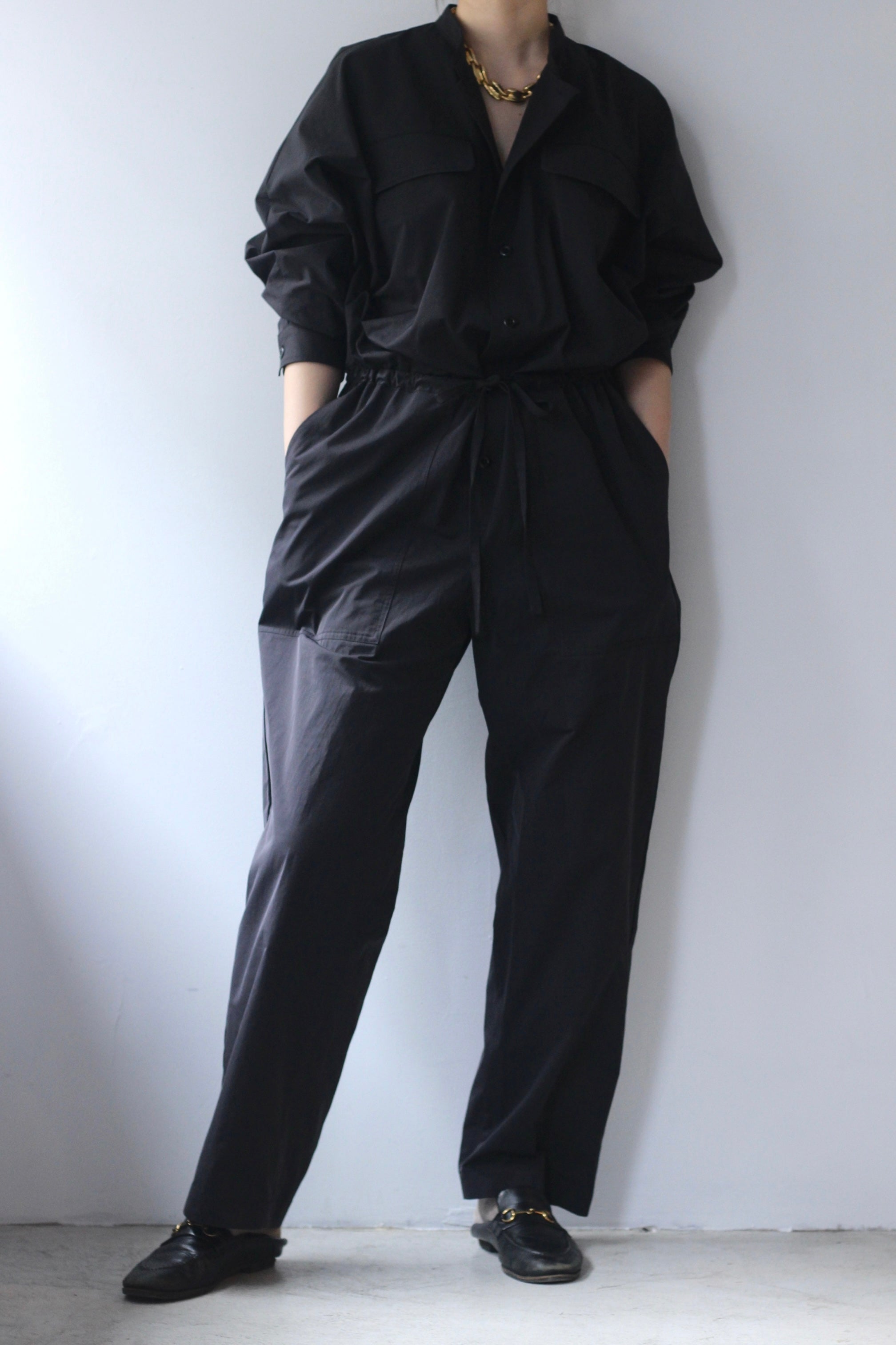 DOMENICO+SAVIO "oversize jumpsuits" (black)